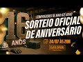 LIVE SORTEIO PRÊMIOS PRINCIPAIS + BRINDES - 16 ANOS LOJA DA ACRABINA