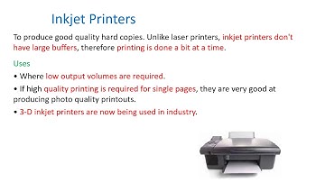IB ITGS Unit 1 Hardware - Section 3 Output Devices