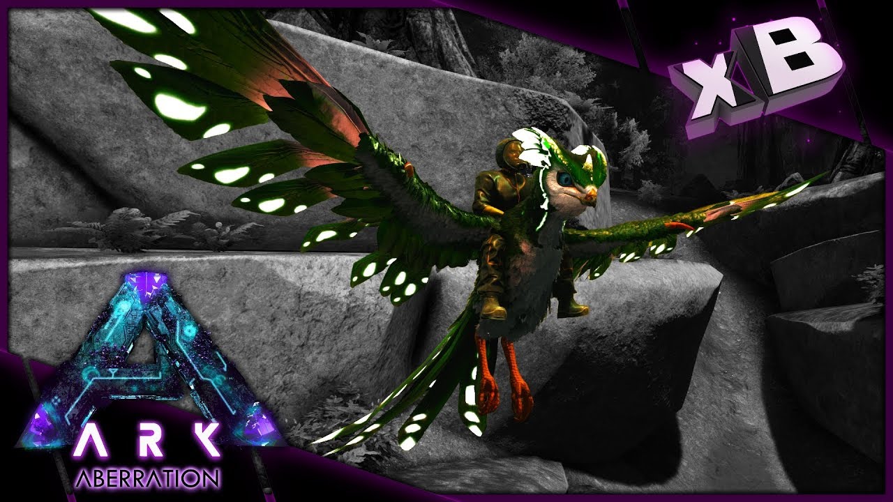 riding a featherlight modded ark aberration e03 feather light ark