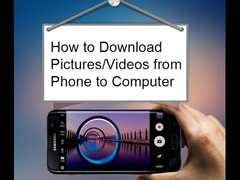 how to download pics from android to pc