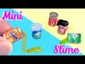 DIY Miniature Soda Cans with Slime Inside!