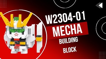 W2304-01 Mecha Gundam Speed Build | Incredible Block Toy!#buildingblocks