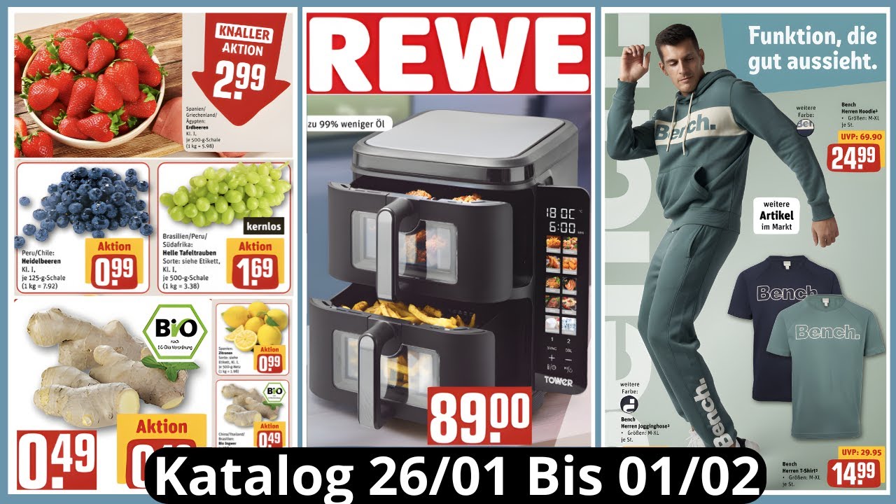 REWE Deutschland | Neuer Prospekt vom 26/01/26 bis 01/02/2026 | Angebote & Aktionen 