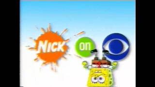 Nick on CBS (2004, Spongebob Bumper)