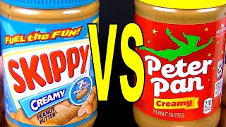 Skippy vs Peter Pan - What is the Best Tasting Creamy Peanut Butter Brands, FoodFights Food Review