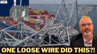 Key Bridge Destroyed Because Of A Label On A Single Cable