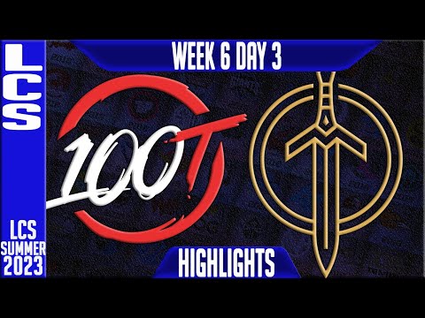 100 vs GG Highlights | LCS Summer 2023 W6D3 | 100 Thieves vs Golden Guardians