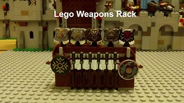 How to make a Lego Weapons Rack