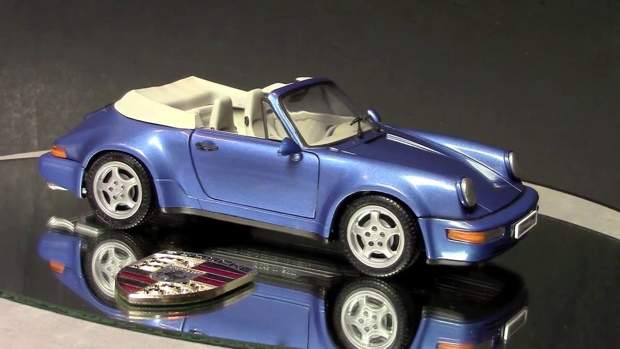 1 24 1992 Porsche C2 964 America Roadster By Matchbox Review Youtube