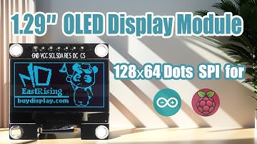 Serial SPI I2C Blue 1.29 inch Arduino,Raspberry Pi OLED Display 128x64