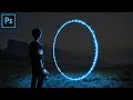 Photoshop Tutorial - Portal Neon Glow Effect - Photo Manipulation