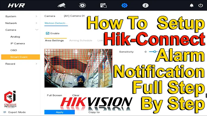 How To Setup Hik-Connect Alarm Notification Full Step By Step | Creative Infotech Ludhiana