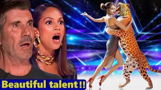 Magician does the impossible on stage and amazes the judges, winning the Golden Buzzer | AGT 2024