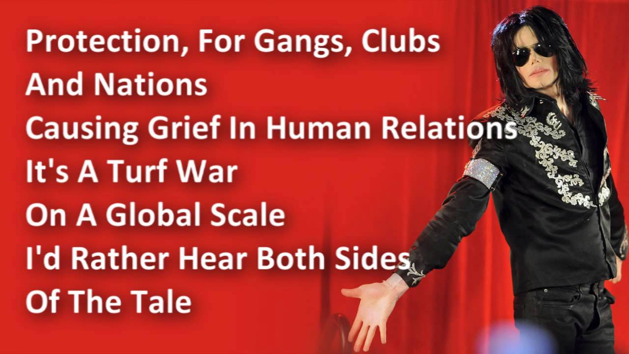 Michael Jackson Black Or White Lyrics YouTube Michael Jackson Black Or White Lyrics YouTube