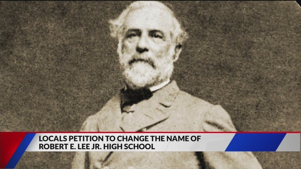 Petition to Change Robert E. Lee Jr High School Name YouTube