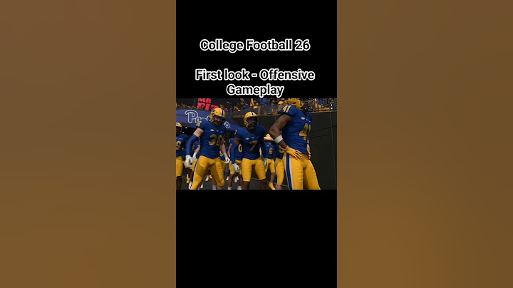 College Football 26 First Look - Offense #shorts #gaming #short #gameplay #football #cf26 #foryou