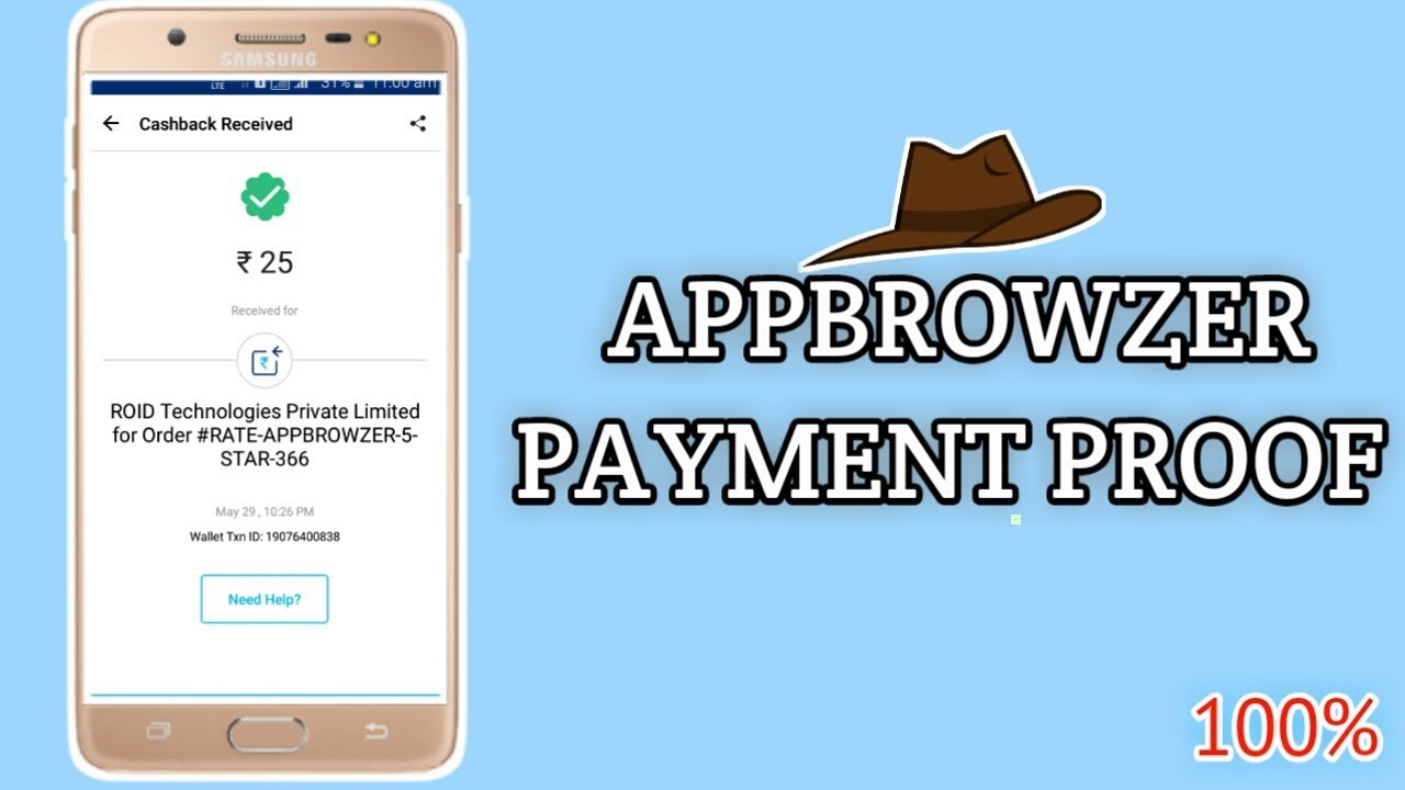 Appbrowzer payment proof