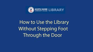NSCC Library Orientation