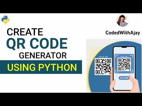 How to Create QR Code Generator in Python | Python Project Complete Tutorial |