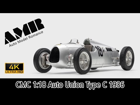 希少！　CMC GmbH Auto Union Type C 1/18 CMC Auto Union Type C, 1936 1:18 Scale, Vehicles - Amazon Canada