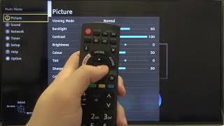 How to Change Picture Settings on PANASONIC TV TX-40FS500 40-inch Smart TV - Set Display Mode on TV screenshot 5