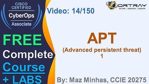 Free CCNA Cyber OPS | 14- APT 1 | Day 1 | CCNA Cyber OPS 200-201 Complete Course