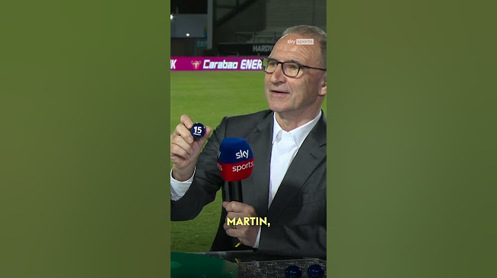 'Stop talking to the balls Martin!' 🤣 - Martin O'Neill's HILARIOUS Carabao Cup draw!