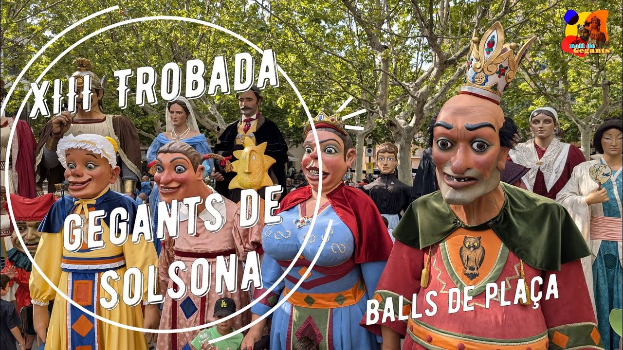 Gegants de Solsona  - Balls de plaça de  la XIII Trobada Gegants