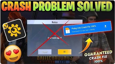 pubg lite crash problem fix/ pubg lite crash problem solve #pubgmobilelite