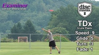 Discmania TDx in S-Line Plastic Review - First Look