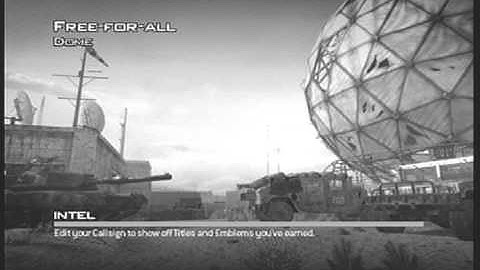 MW3: Throwing Knife bounce kill on Dome