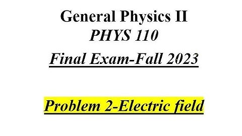 Final Fall 2023 Problem 2