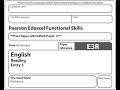 Functional Skills English Reading E3 2023 24 Past Paper 1 Pearson Edexcel