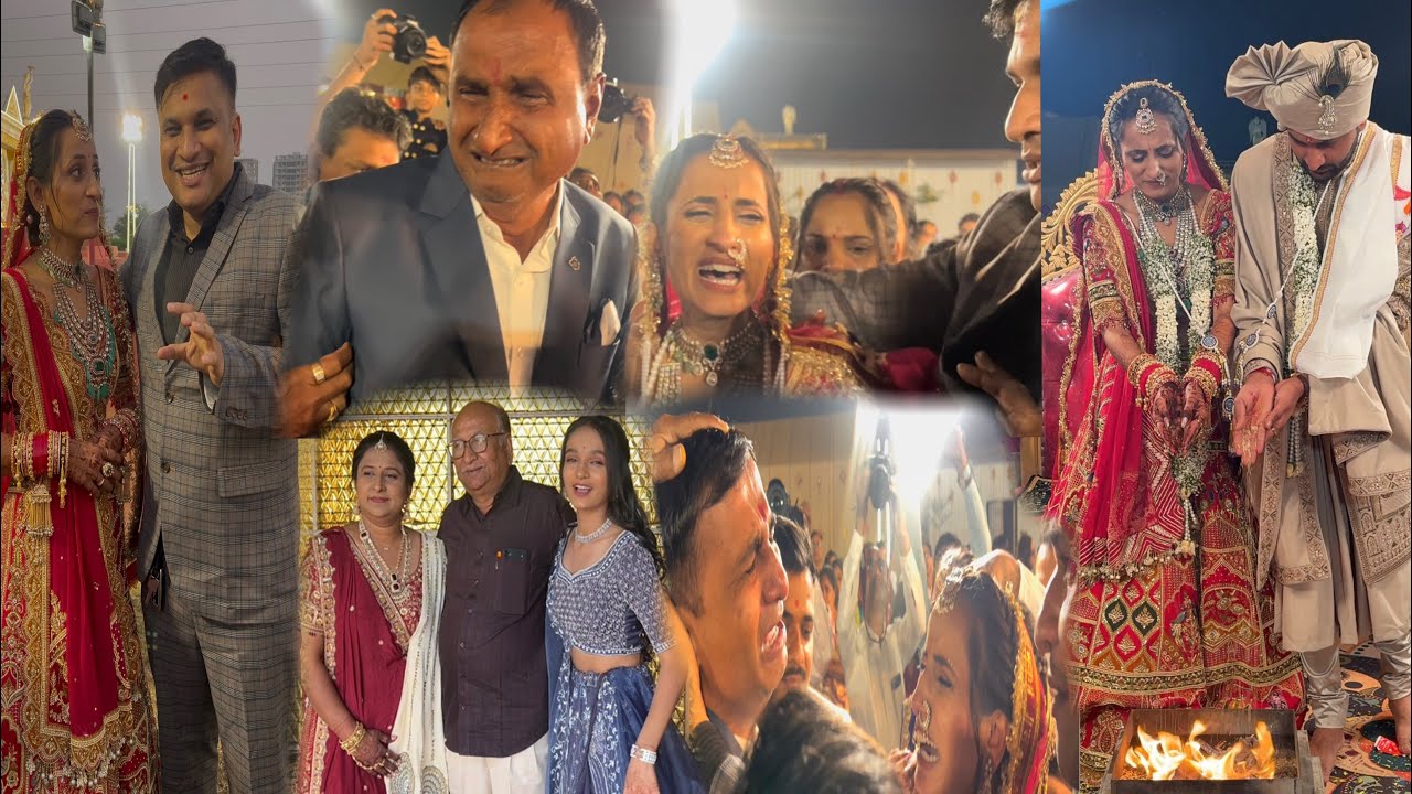 લગ્ન નો સૌથી કરુણ પ્રસંગ એટલે દિકરીની વિદાય.. હું પણ મારી જાતને રડતા રોકી ના શક્યો..