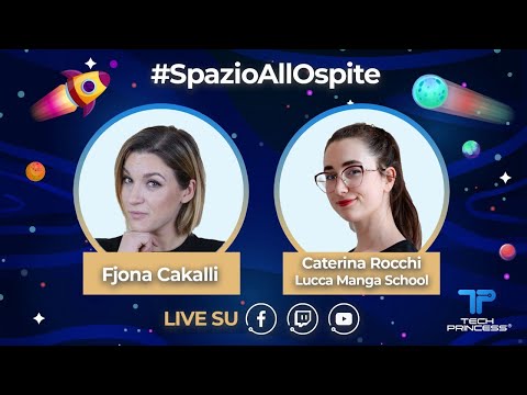 Caterina Rocchi, Lucca Manga School: intervista in live | #SpazioAllOspite