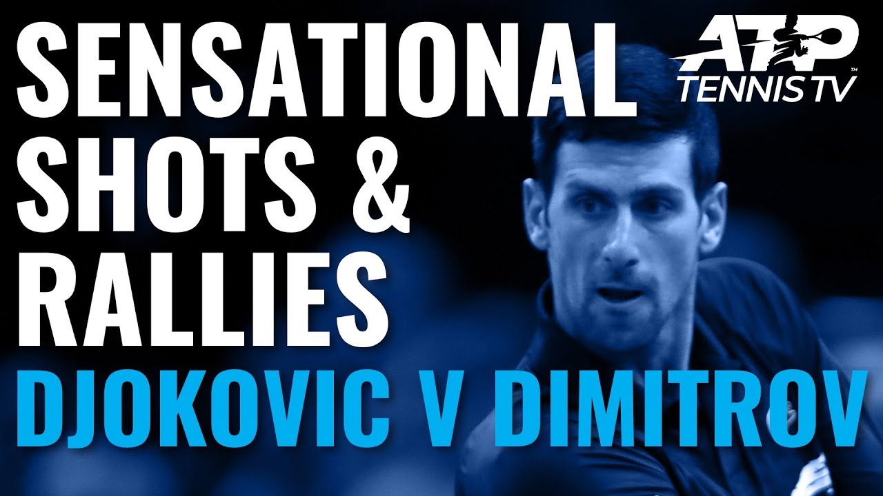 Sensational Shots & Rallies from Djokovic vs Dimitrov | Paris 2019