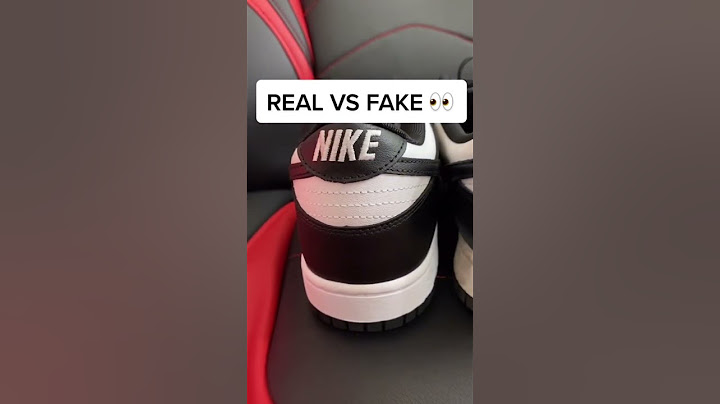 FAKE VS REAL NIKE DUNK LOW *SCARY*