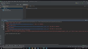How to fix “RuntimeError: The current Numpy installation fails to ......”