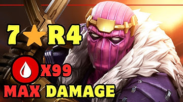 7 Star Rank 4 ZEMO MAX 99 BLEEDS DAMAGE | Mcoc