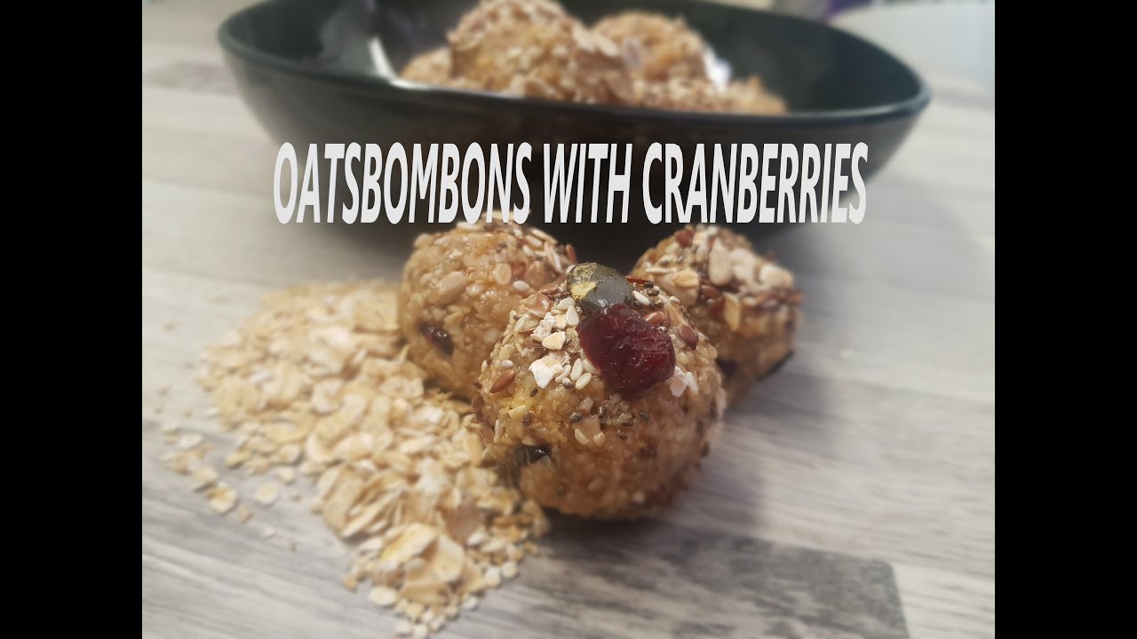 OATSBONBONS WITH CRANBERRIES  