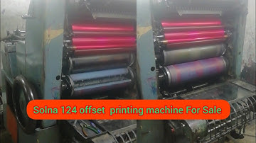 Solna 124 offset  printing machine For Sale Nadeem Yousaf All Printing Machines sale & purchase
