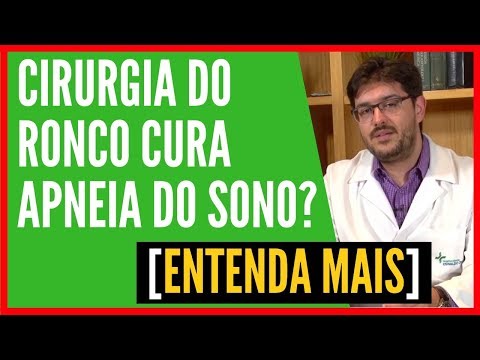 Vídeo: Cirurgia Para Ronco: Opções, Eficácia E Custos