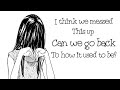 Nightcore  back to friends   lauren spencersmith lyrics 