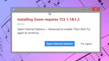 Zoom - Solucionar problema " requieres TLS 1.1 y 1.2"