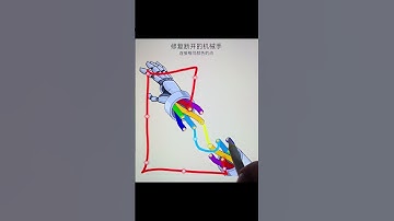 Repair broken robot arm  Connect dots of the same color #asethetic #game #viral #shorts