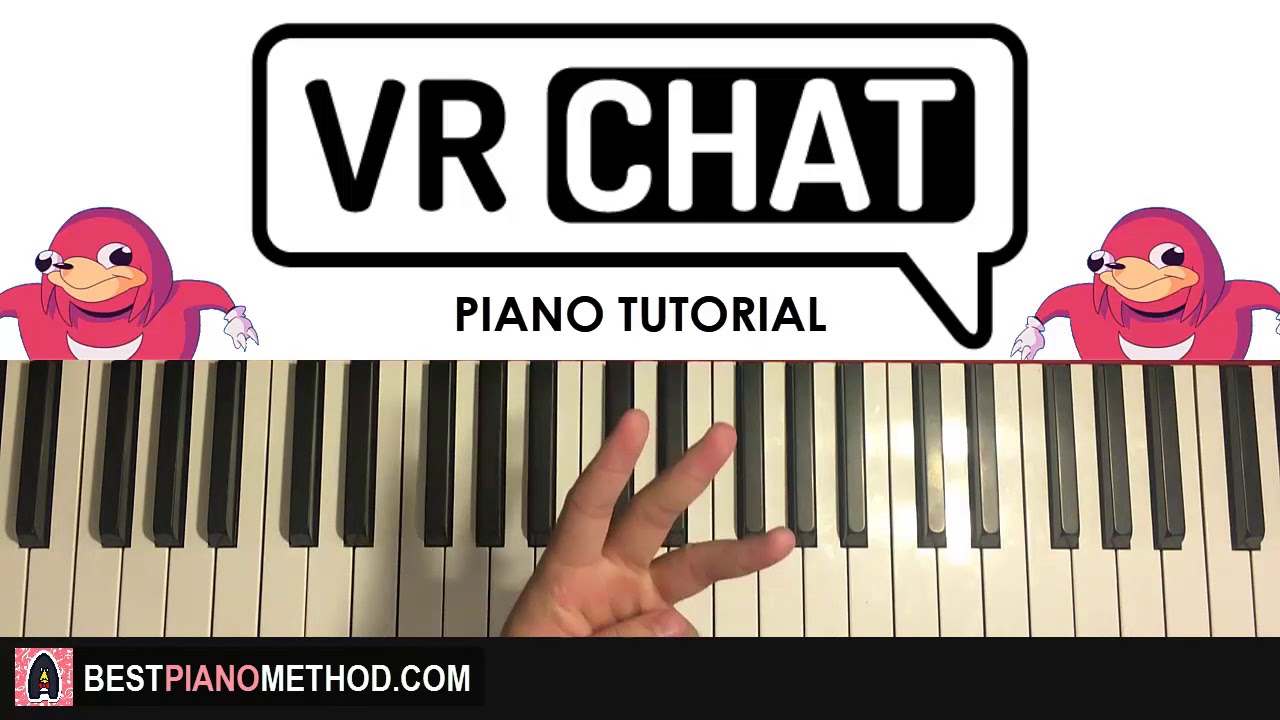 How To Play Vrchat Main Theme Piano Tutorial Lesson Youtube