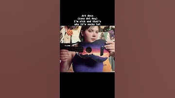 Thumbnail of Art deco Lana del Rey cover #shorts #songs #singer #ukulele #cover #lanadelrey #music #viral