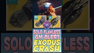 Prisamtic Warlock Winter's Guile Build! Solo Flawless GM Alert Exodus Crash | Destiny 2 Renegades