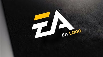 Monogram logo design | EA Logo | D.Graphics | Pixellab