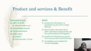 IMD124  Presentation - BIBLIOGRAPHIC SERVICES AND UTILITIES